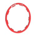 thumbnail image 2 of Rondelle de Volant Légère Entretoise de Moyeu Joint Rainuré Accessoires de Vélo de Montagne - 1mm Rouge, 2 of 10