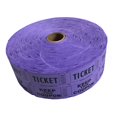 thumbnail image 2 of Double Purple Raffle Ticket Roll - 2000 Per Roll, 2 of 4