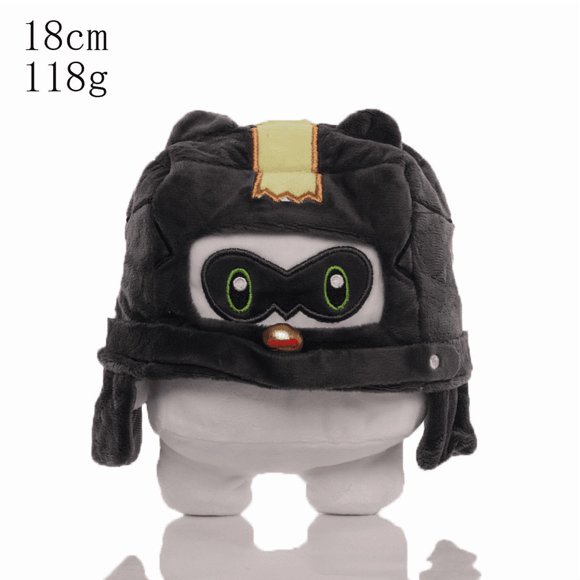 7 Inch Zenless Zone Zero Bangboo Plush Toy, Cute Black Ninja Style Stuffed Doll, Soft Game Character Plushie for Fans & Collectors
