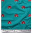 thumbnail image 1 of Soimoi Poly Georgette Fabric Artistic Floral Fabric Prints By Yard 42 Inch Wide, 1 of 3