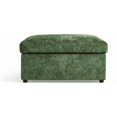 thumbnail image 2 of BEDEEP Pouf de Rangement Mobile pour Sofa Sectionnel Modulaire, Pouf en Chenille avec Rangement pour Salon, Vert, 2 of 6