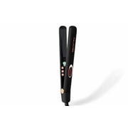 NuMe Megastar Flat Iron – 1″ Tourmaline Ceramic Hair Straightener with Infrared Heat, Negative Ion Booster & Digital Temp Control