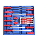 18PC Ensemble de tournevis combinés