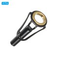 thumbnail image 3 of Unique Bargains 4.0mm Stainless Steel Fishing Rod Tip Repair Kit Pole Ring Guide Replacement, Golden 8 Pack, 3 of 5