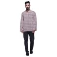 thumbnail image 1 of Atasi Kurta Décontractée Imprimée à Col Chinois Chemise Ethnique Kurta Courte pour Homme Tunique, 1 of 5