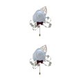 thumbnail image 3 of Youkk Cloth Chic And Stylish Brooch Pin Fashion Statement With Exquisite Piece Modern Minimalist Corsage Benbai 2Set, 3 of 6