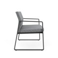 thumbnail image 4 of Causeuse de Réception Salle d'Attente Soins de Santé / Acier Charbon / Gris, 4 of 5