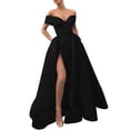 thumbnail image 2 of Ketyyh-chn99 Robe Maxi pour Femmes Robe de Mariage Mode Couleur Unie Sans Manches Robes de Soirée Robes Noires de Mariage pour Femmes Noir,P, 2 of 4