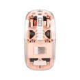 thumbnail image 1 of BT Mouse, Transparent RGB Dual Mode Gaming Mouse, 800/1200/1600/2400 DPI, Rechargeable Computer Mice, for PC Laptop, 1 of 7