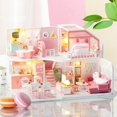 thumbnail image 3 of Kit de Maison de Poupée Miniature Maison de Poupée Miniature Assemblage Maison de Poupée Enfants Assemblage Diy Kit de Maison de Poupée Kit de Maison de Poupée Miniature Kit de Construction Cadeau d'Anniversaire, 3 of 8