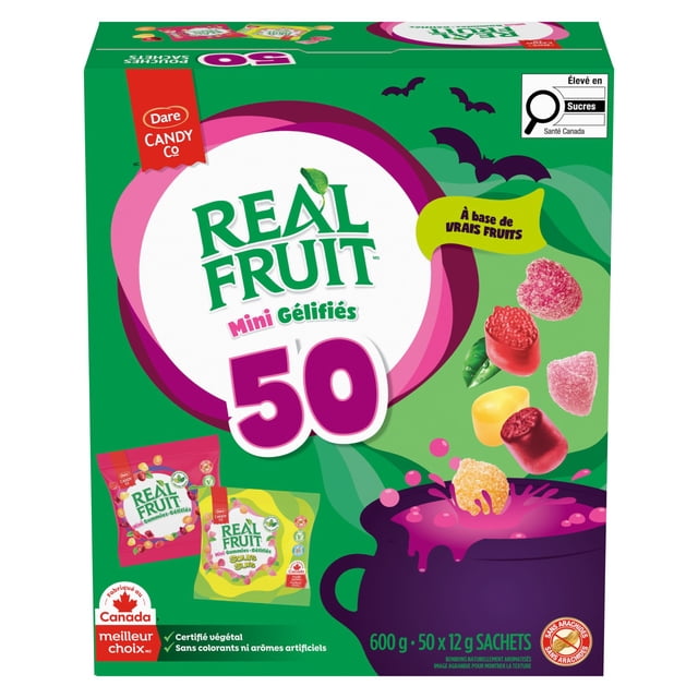Dare REALFRUIT Minis Gummies, 600g (50 pack)