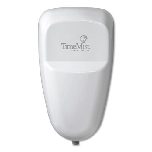 TimeMist Distributeur de Concierge Virtuel, 3,75 Pouces par 4,5 Pouces par 8,75 Pouces, en Blanc. un Système Mural Automatique de Nettoyage et de Désodorisation pour Urinoirs et Articles, Conçu pour Améliorer l'Hygiène de la Salle de Bain. Fait de Plastique durable, Fonctionne 24/7 et Comprend un Système de Recharge Durée 30 Jours. Comprend une Trousse de Montage Complète et un Rappel de service de Recharge, Idéal pour Éliminer les Odeurs de la Salle de Bain et Maintenir des Appareils Propres.