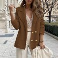 thumbnail image 2 of Timegard Womens Cardigans Lapel Neck Long Sleeve Open Front Button Soft Outwear Fall Casual Slim Top, 2 of 6
