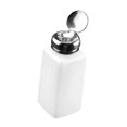 thumbnail image 3 of Milaget Push Down Alcohol Dispenser Cosmetic Container for Nail Polish Remover White 250 ml, 3 of 9