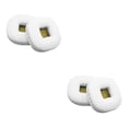 thumbnail image 3 of Ruiboury Coussinets d'Oreille Coussin en Cuir Écouteurs à Réduction de Bruit Coussins Casque Pièce de Réparation Remplacement pour Écouteurs Marshall Blanc 2 Ensembles, 3 of 6