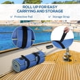 thumbnail image 4 of Soozier 6.5' x 2' Roll-Up Water Floating Mat Pool Pad for Recreation Blue, 4 of 9