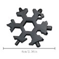 thumbnail image 1 of AIHOME Tournevis Multifonction 19 en 1 en Forme de Flocon de Neige en Acier Inoxydable Gadget Multi-Outils - Gadget EDC Gadget, 1 of 9