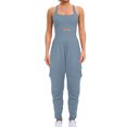 thumbnail image 1 of RXIRUCGD Womens Running Onesie Workout Rompers Outfits Exercise Jumpsuits Gym Yoga, Light Blue, Size: 2XL, 1 of 8