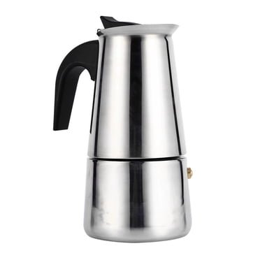 Yosoo Stainless Steel Percolator Moka Pot Espresso Coffee Maker Stove Home Office Use, Stainless Steel Coffee Maker, Coffee Maker Stove