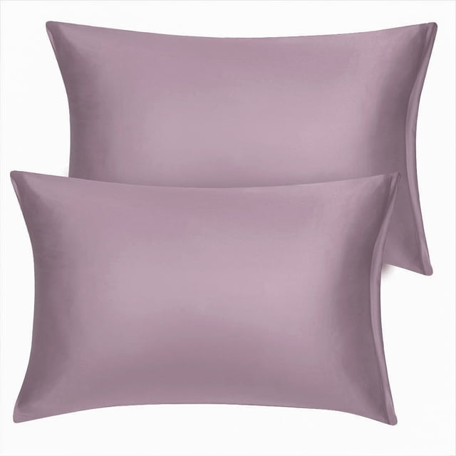 Unique Bargains Satin Pillowcase Zippered Silky Sateen