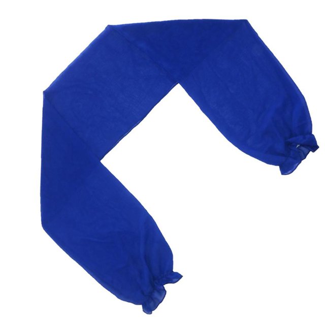 Youkk Élégant Boléro en Mousseline à Manches Longues pour Femme Bleu 1 Ensemble
