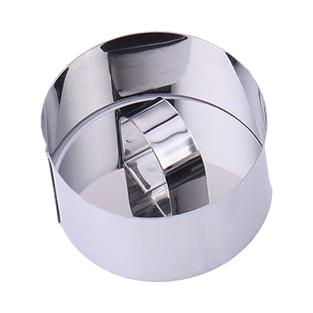 EGNMCR Baking Tools Stainless Steel Cake With Push Sushi Cutting Tool Baking mold