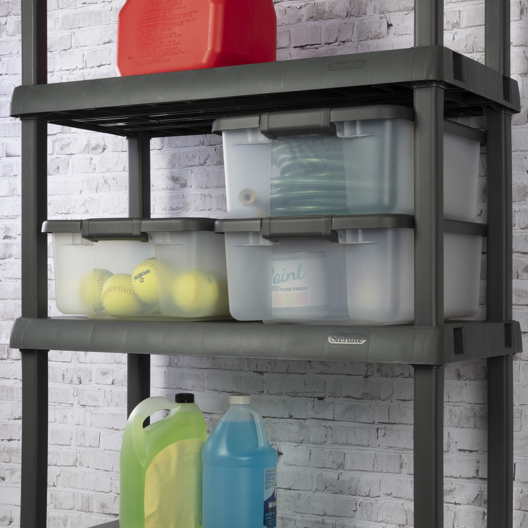 Sterilite 24 Liter Latch Box, 6 Pk