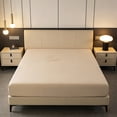 thumbnail image 2 of Tauxra Double Bed Fitted Sheet 78.74x70.86in Non Slip All Inclusive Mattress Protection Soft Fiber Bedsheet For Bedroom Home, 2 of 6