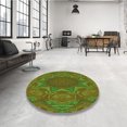 thumbnail image 4 of Ahgly Company Machine Washable Indoor Rectangle Transitional Dark Bronze Brown Area Rugs, 8' x 12', 4 of 7