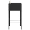 thumbnail image 3 of vidaXL Tabourets de Bar 4 Pcs avec Coussins en Rotin Poly Noir, 3 of 4