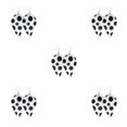 thumbnail image 1 of QualitChoice Leopard Print Earrings Body Decoration Water Drop Ear Dangles Birthday Gift Type 7 5Set, 1 of 6