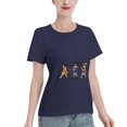 thumbnail image 2 of T-Shirt Basique à Manches Courtes pour Femmes une Pièce, 2 of 6