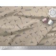 thumbnail image 3 of Soimoi Brown polyester Crepe Fabric Square & Tools Hardware Fabric Prints By Yard 52 Inch Wide, 3 of 5