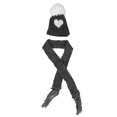 thumbnail image 1 of Dolls Winter Clothes, Mini Knitted Hat Scarf Wonderful Addition Add Life Feeling Stylish  For Dollhouse, 1 of 8