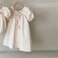 thumbnail image 3 of Nouvelle Mode 2023 Robe à Manches Courtes pour Filles Printemps Automne Coton Enfants Mignon Décontracté Floral Vestido Tenues, 3 of 6