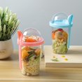thumbnail image 4 of Overnight Oats Containers With Lids 400ml/13.5oz Portable Yogurt Cup For Breakfast  Travel  Gym  Office, 4 of 13