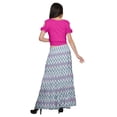 thumbnail image 4 of Moomaya Printed Two Piece Flared Skirt And Crop Top Rayon Ethnic Set For Girls, 4 of 6