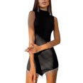 thumbnail image 2 of Fortune Rhinestone Tassel Dress for Women Bodycon Mini Dress Club Party One-Piece Dress, 2 of 7