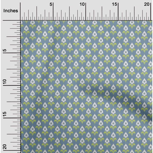 oneOone Cotton Flex Fabric Ethnic Ikat Decor Fabric Printed BTY 40 Inch Wide