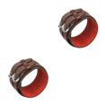 thumbnail image 3 of Baohd Multi-color Double Tour PU Leather Wide Bracelet Cuff Men Accessory Coffee 2Set, 3 of 6