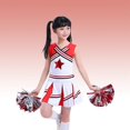thumbnail image 4 of FhsagQ Outfits for Girls Cheerleading Outfit for Student Sports Day and Comfortable Performance Wear Girls Spring Outfits Size 14 Easter Red 10-12Years, 4 of 8