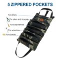 thumbnail image 4 of Roll Up Tool Bag Multifunction Wrenches Screwdriver Storage Pouch Tools Organizers Case, 4 of 7