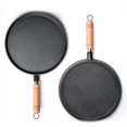 thumbnail image 3 of 26Cm Thickened Cast Iron Non-Stick Frying Pan Cake Pancake Crepe Maker Flat Pan, 3 of 8