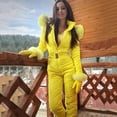 thumbnail image 4 of Pisexur Combinaison de Neige une Pièce pour Femmes Combinaisons de Ski Grenouillères d'Hiver Combinaisons de Neige Planche à Neige Combinaison de Ski d'Hiver Extérieur Imperméable pour Sports de Neige, 4 of 7