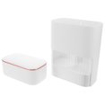 thumbnail image 4 of Distributeur de Gobelets Refroidisseur d'Eau Type Tirette Support Mural Double Tube Distributeur Jetable pour Gobelets Conique Ou Plat Blanc, 4 of 8