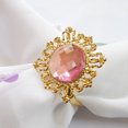 thumbnail image 1 of ZiDeTang 100pcs Rhinestone Metal Napkin Ring Acrylic Napkin Holder, 1 of 2