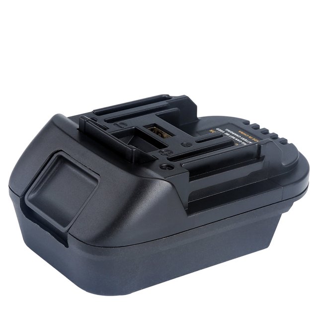 Amdohai DM18M Battery Converter Adapter for Makita 18V Lithium-ion Power Tools Convert Milwaukee 18V or 20V Lithium-ion Battery to Makita 18V Lithium-ion Battery