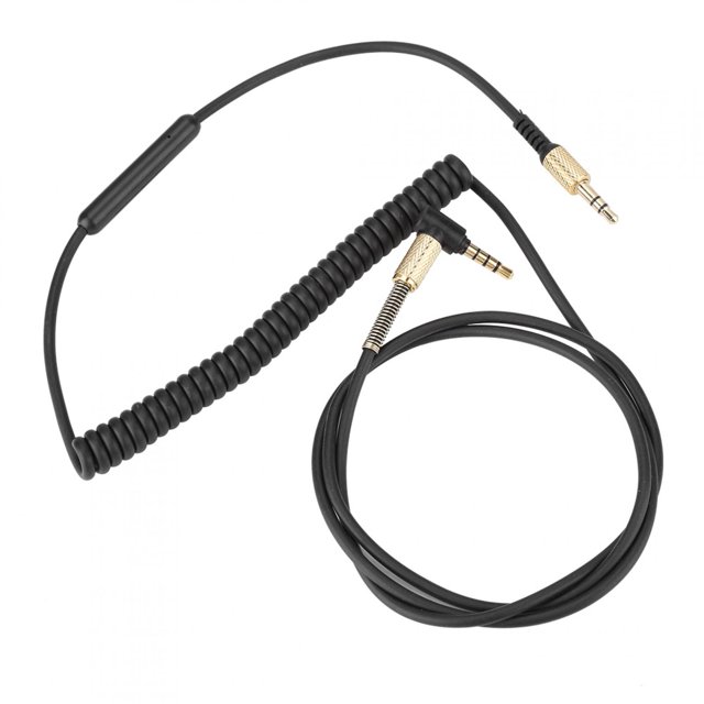 Headphone Cable, Earphone Cable Portable Durable Cables 3.5mm 119cm Weaving Headset Cable, For Mobile Phone Laptops