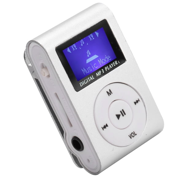 Portable Mini MP3 Music Player Sports BackClip LCD Screen MP3 Support Memory CardBlack Noir Portable Speakers & Docks