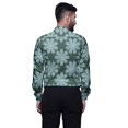 thumbnail image 3 of BESTMAN Chemise Décontractée Imprimée pour Hommes Coupe Ajustée à Boutons Manches Longues, 3 of 5